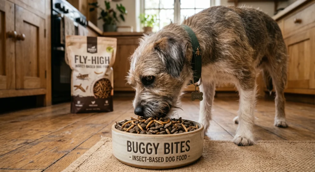 IVad är insektsbaserat hundfoder?