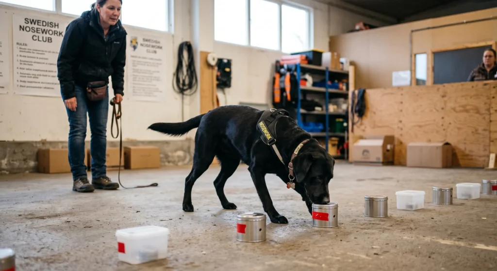 Nosework och söklekar är idag en av de snabbast växande hundaktiviteterna i Sverige